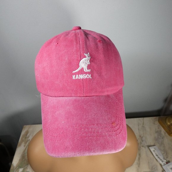 NiB Fashionable Kangol Adjustable Cotton Baseball-style Cap Hat Washed Pink main image 3